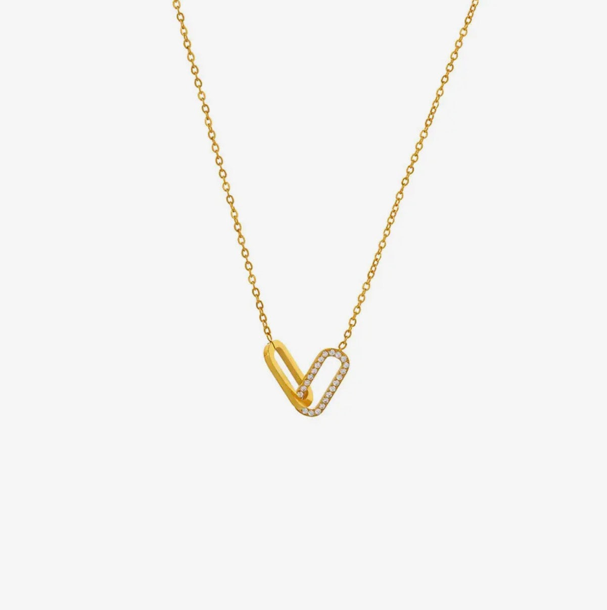 CZ Link Necklace